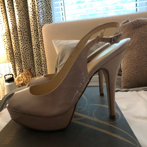 Enzo Angiolini peep toe pumps - Picture 2 of 3